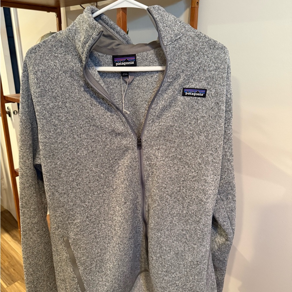 Patagonia Heather Gray Full-Zip Jacket